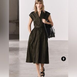 Zara Black Midi Dress